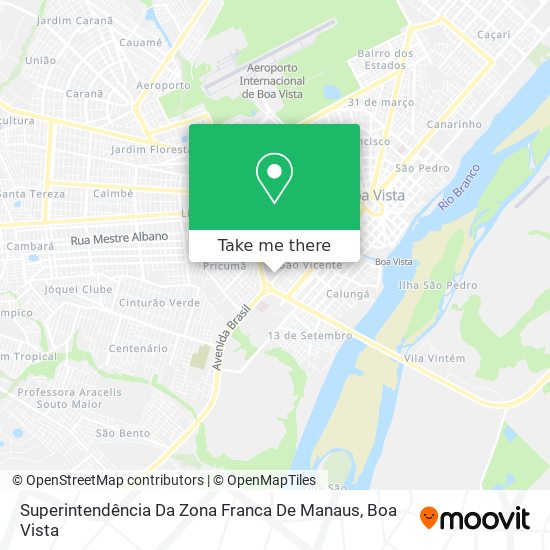 Superintendência Da Zona Franca De Manaus map