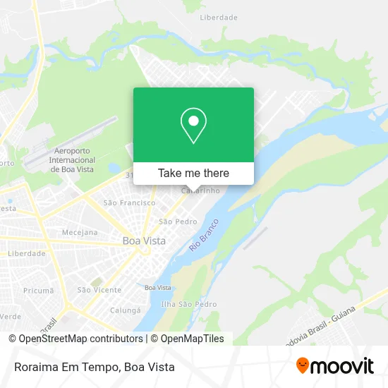 Roraima Em Tempo map