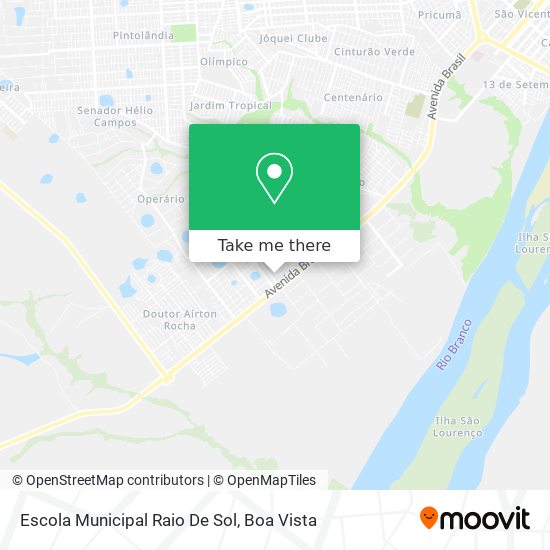 Escola Municipal Raio De Sol map