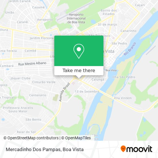 Mapa Mercadinho Dos Pampas