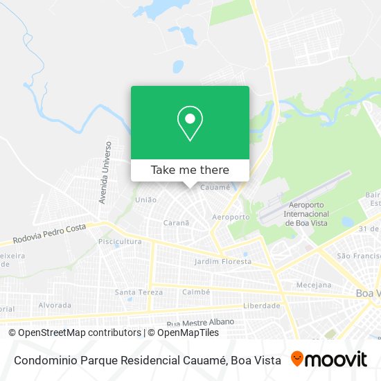 Condominio Parque Residencial Cauamé map