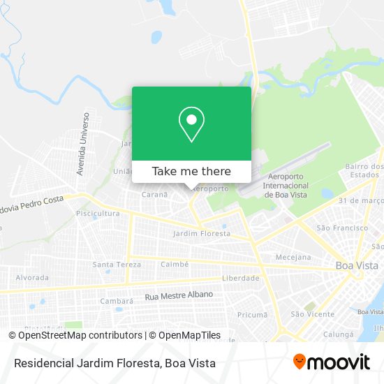 Residencial Jardim Floresta map