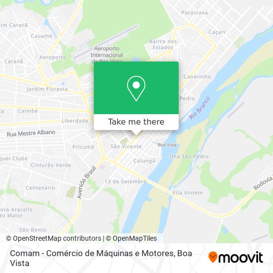 Comam - Comércio de Máquinas e Motores map