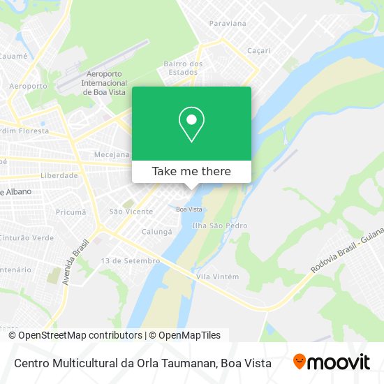 Centro Multicultural da Orla Taumanan map