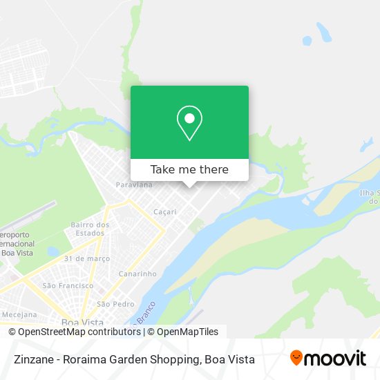 Zinzane - Roraima Garden Shopping map