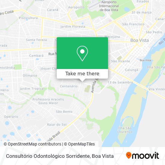 Consultório Odontológico Sorridente map