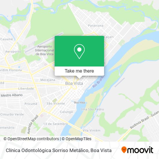 Clínica Odontológica Sorriso Metálico map