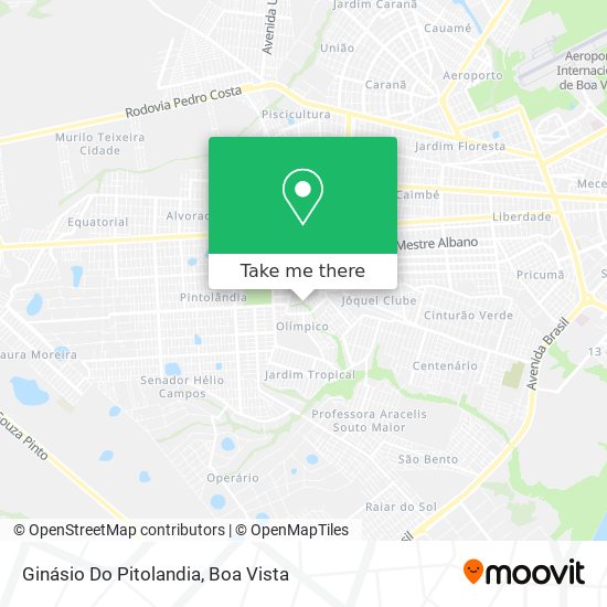 Ginásio Do Pitolandia map