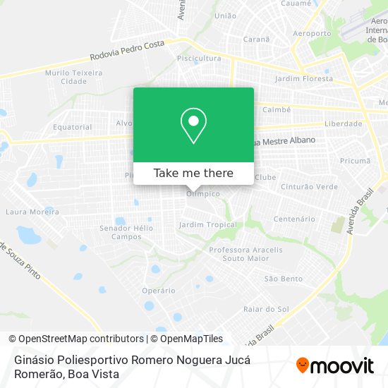 Ginásio Poliesportivo Romero Noguera Jucá  Romerão map