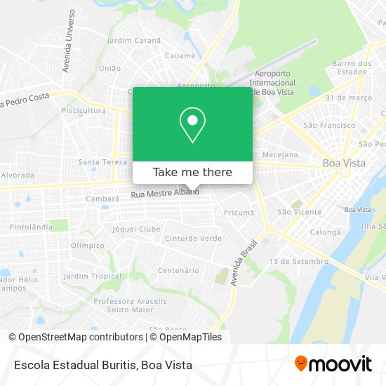 Escola Estadual Buritis map