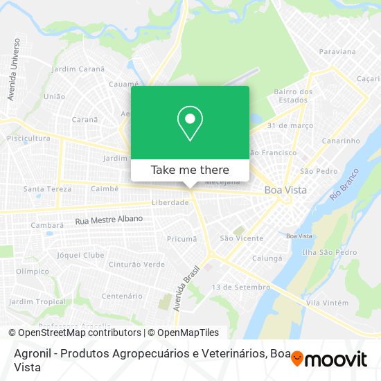 Agronil - Produtos Agropecuários e Veterinários map