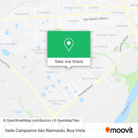 Sede Campestre São Raimundo map