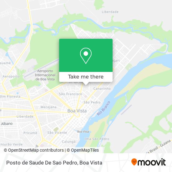 Mapa Posto de Saude De Sao Pedro