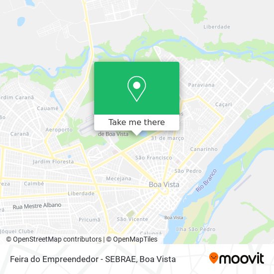 Mapa Feira do Empreendedor - SEBRAE