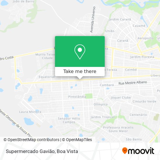 Supermercado Gavião map