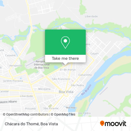 Chácara do Thomé map