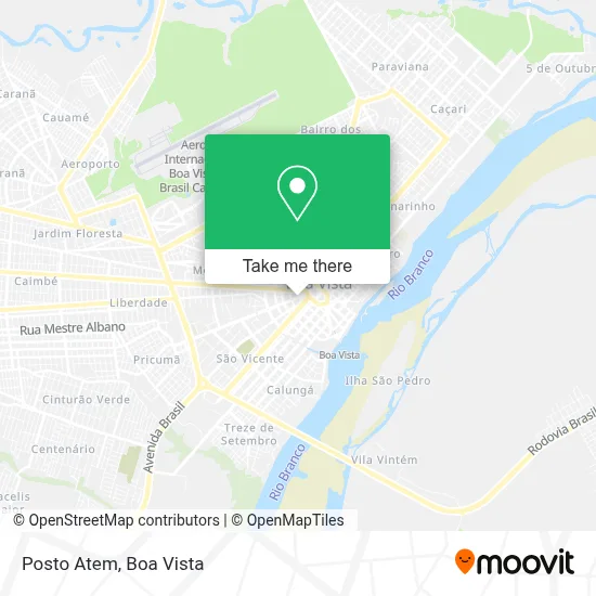 Posto Atem map