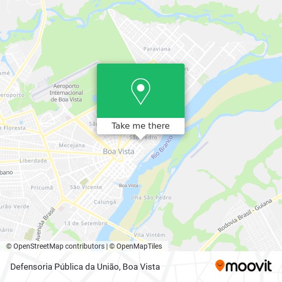 Defensoria Pública da União map