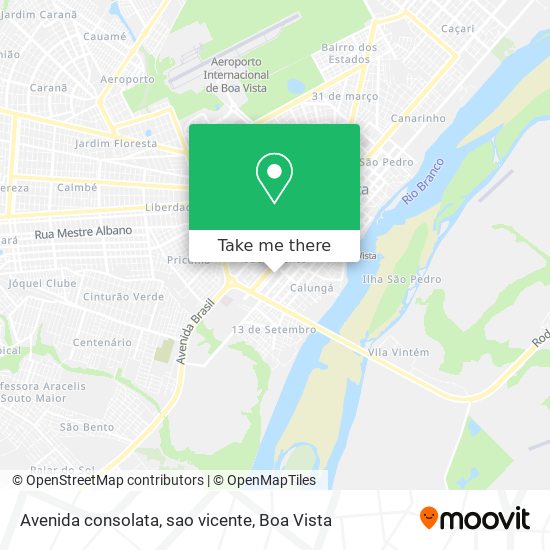 Avenida consolata, sao vicente map