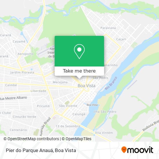 Píer do Parque Anauá map