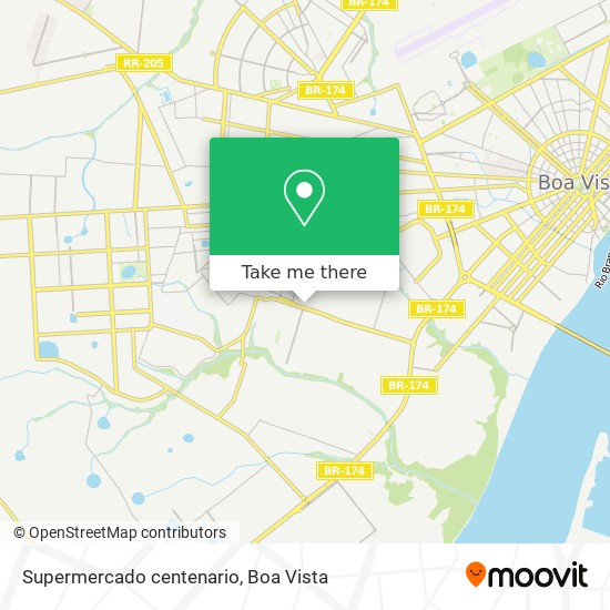 Supermercado centenario map