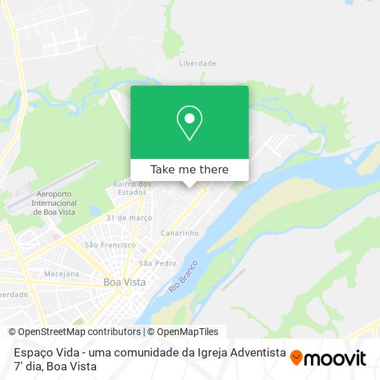 Espaço Vida - uma comunidade da Igreja Adventista 7' dia map