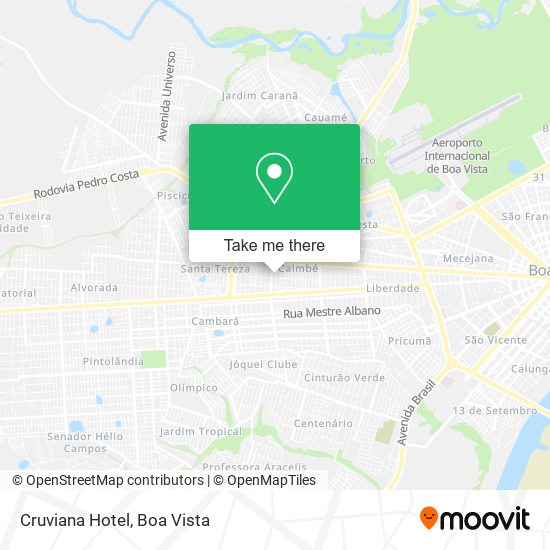 Cruviana Hotel map