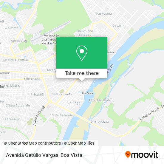 Avenida Getúlio Vargas map