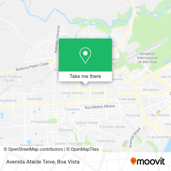 Avenida Ataide Teive map