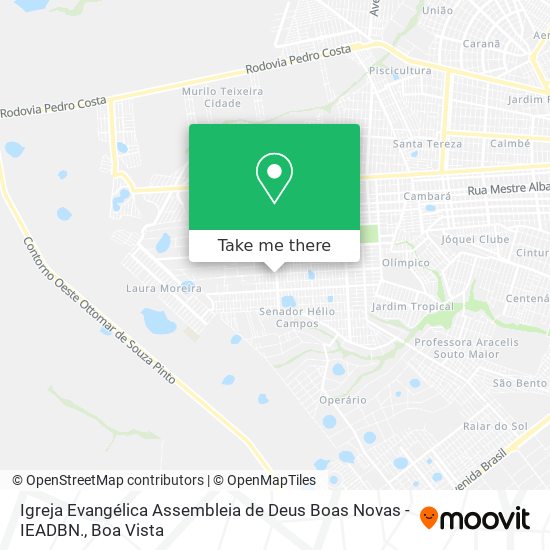 Igreja Evangélica Assembleia de Deus Boas Novas - IEADBN. map