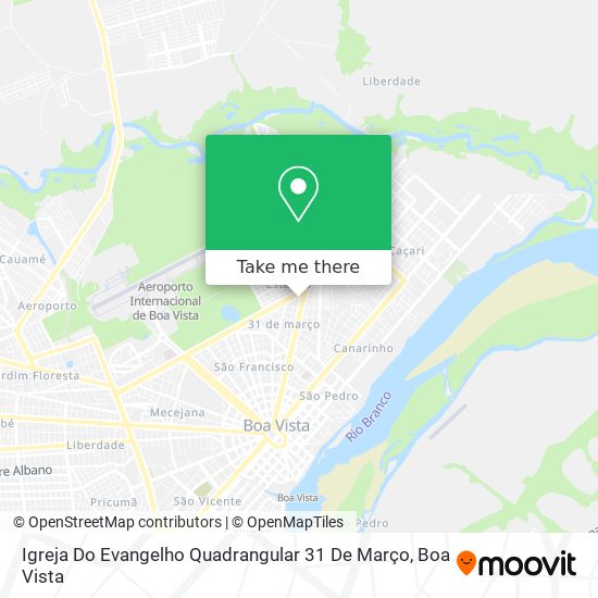 Igreja Do Evangelho Quadrangular 31 De Março map