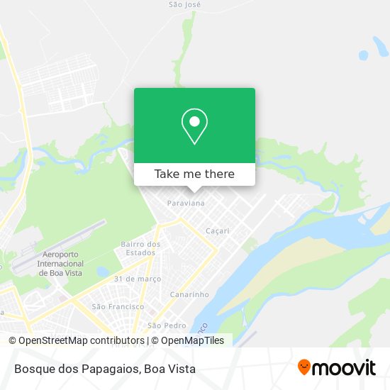 Bosque dos Papagaios map