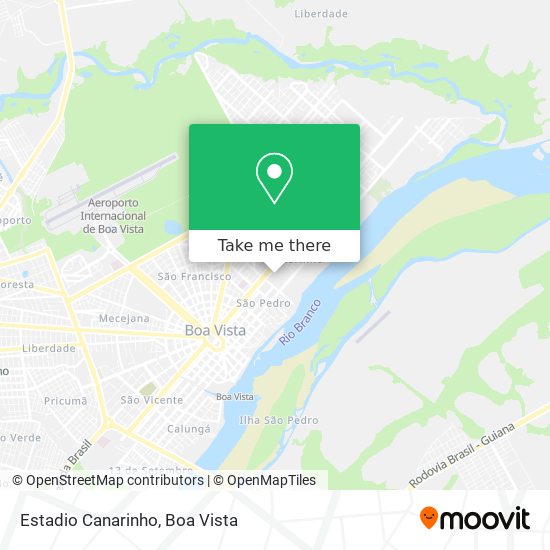 Estadio Canarinho map