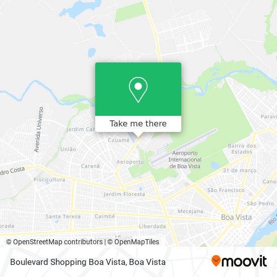 Boulevard Shopping Boa Vista map