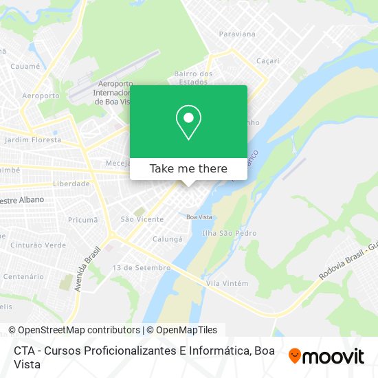 CTA - Cursos Proficionalizantes E Informática map
