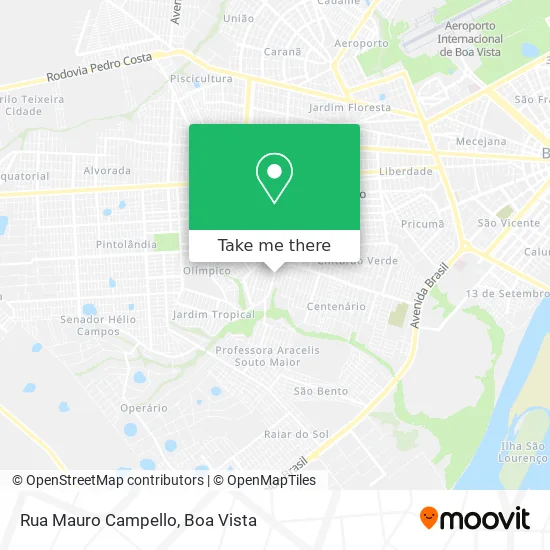 Rua Mauro Campello map