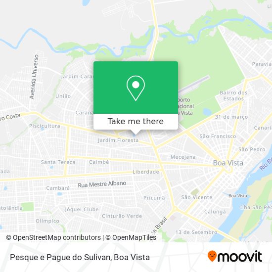 Pesque e Pague do Sulivan map