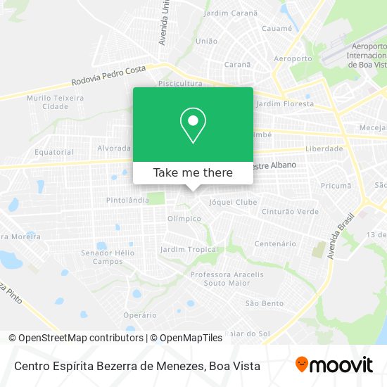 Centro Espírita Bezerra de Menezes map