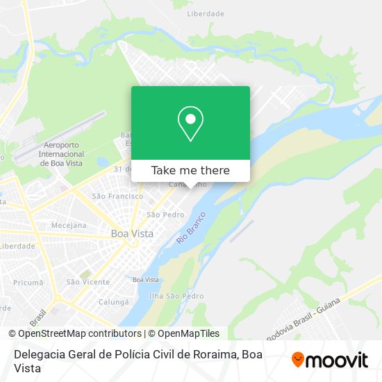 Delegacia Geral de Polícia Civil de Roraima map