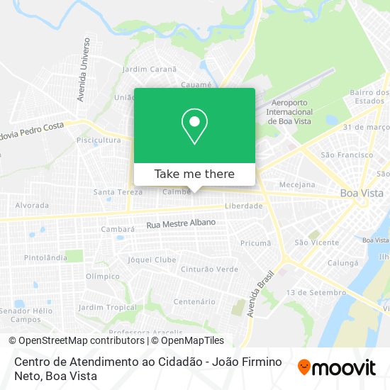 Centro de Atendimento ao Cidadão - João Firmino Neto map