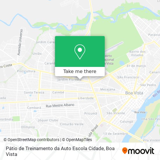 Pátio de Treinamento da Auto Escola Cidade map