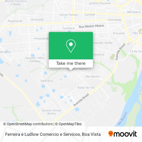 Ferreira e Ludlow Comercio e Servicos map