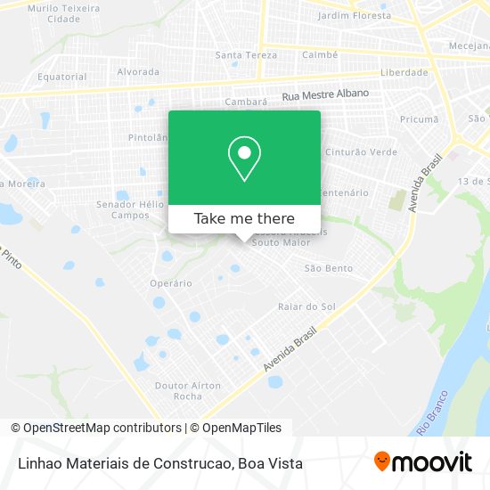 Linhao Materiais de Construcao map