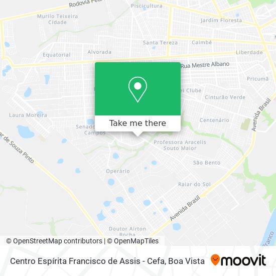 Centro Espírita Francisco de Assis - Cefa map