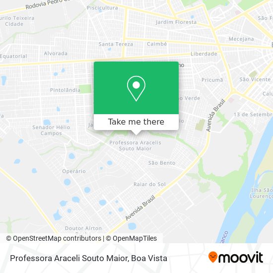 Professora Araceli Souto Maior map