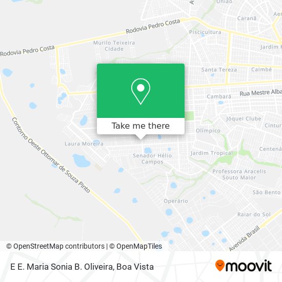 E E. Maria Sonia B. Oliveira map