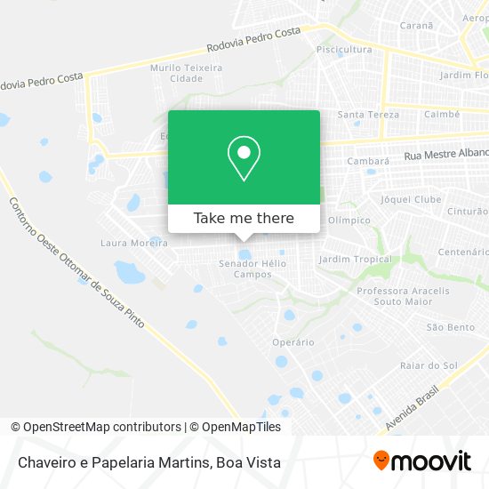 Mapa Chaveiro e Papelaria Martins