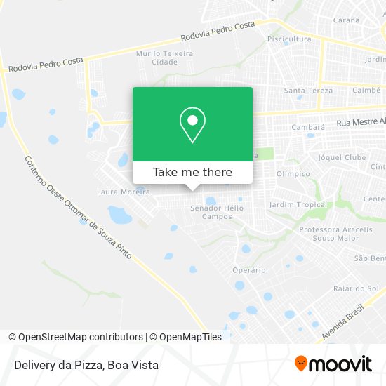 Delivery da Pizza map