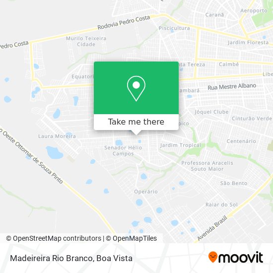 Mapa Madeireira Rio Branco