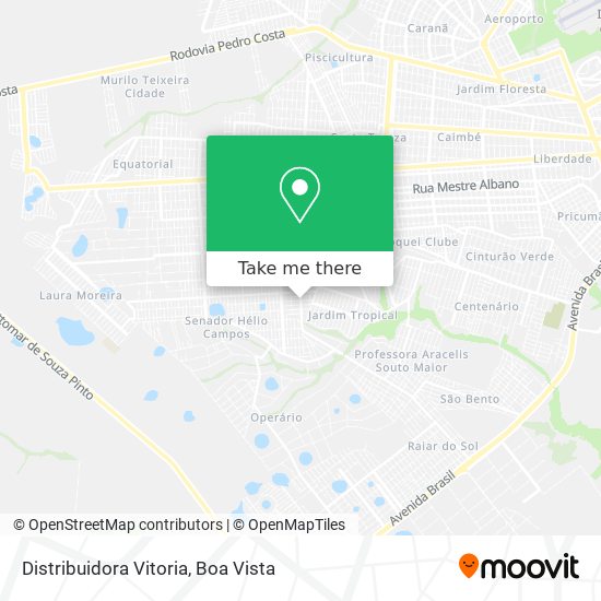 Distribuidora Vitoria map